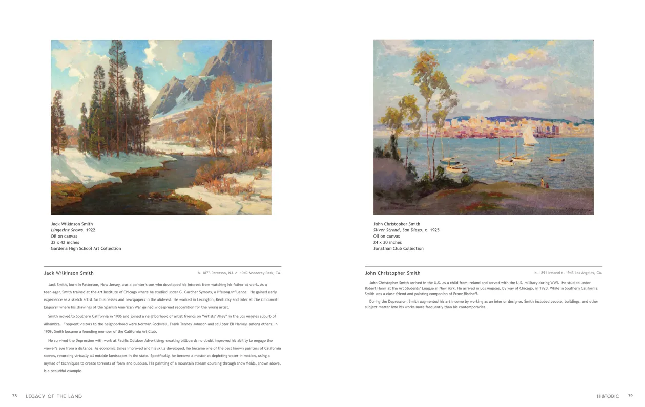 Art in Nature: Legacy of the Land exhibition catalogue, pages 78–79