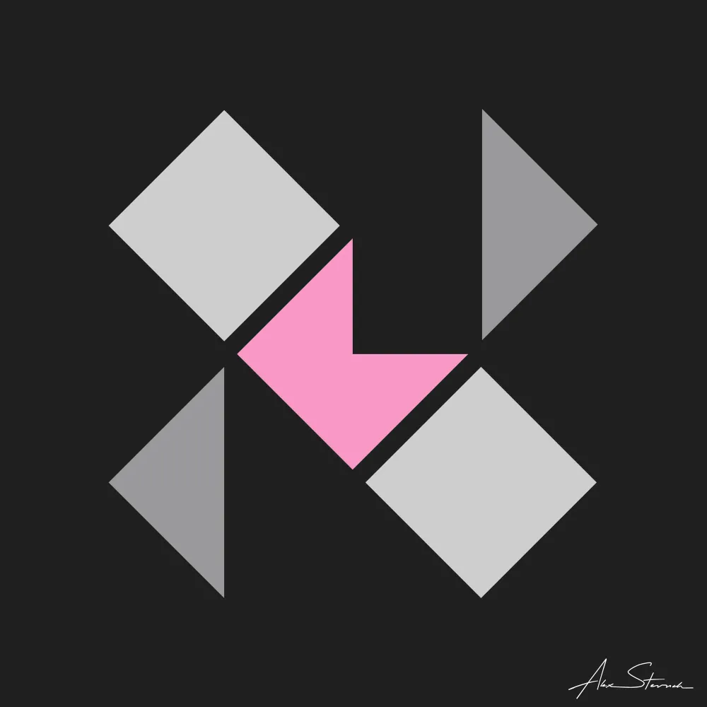Graphic Square Logo for dark backgrounds.