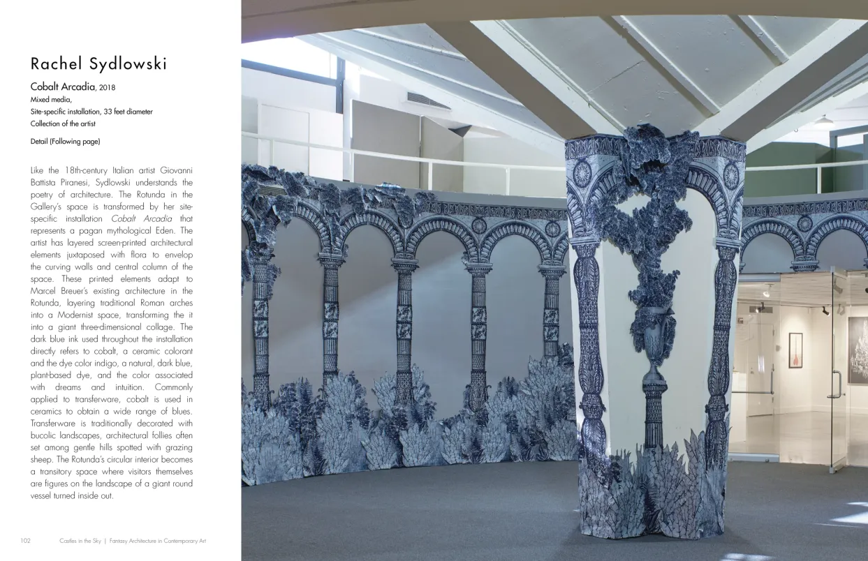 Castles in the Sky: Fantasy Architecture in Contemporary Art exhibition catalogue, pages 102–103