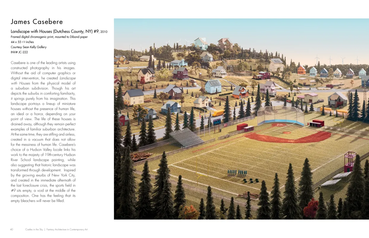 Castles in the Sky: Fantasy Architecture in Contemporary Art exhibition catalogue, pages 40–41