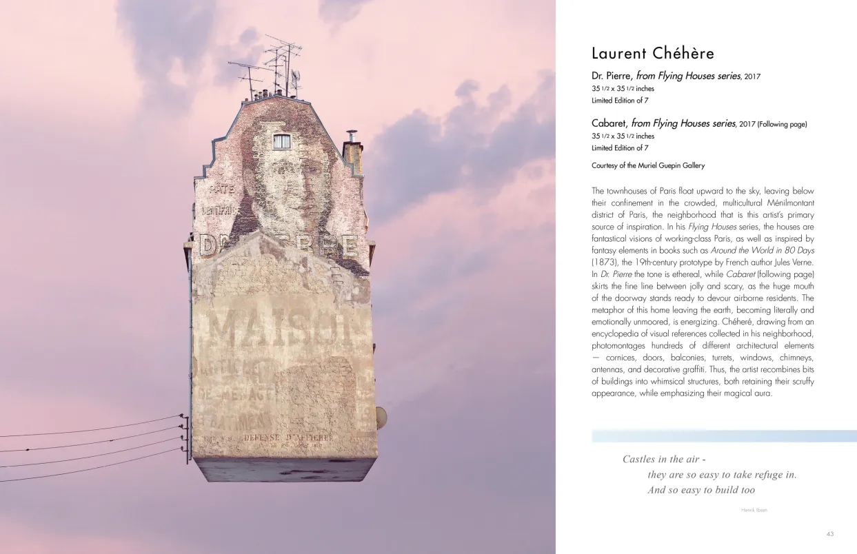 Castles in the Sky: Fantasy Architecture in Contemporary Art exhibition catalogue, pages 42–43