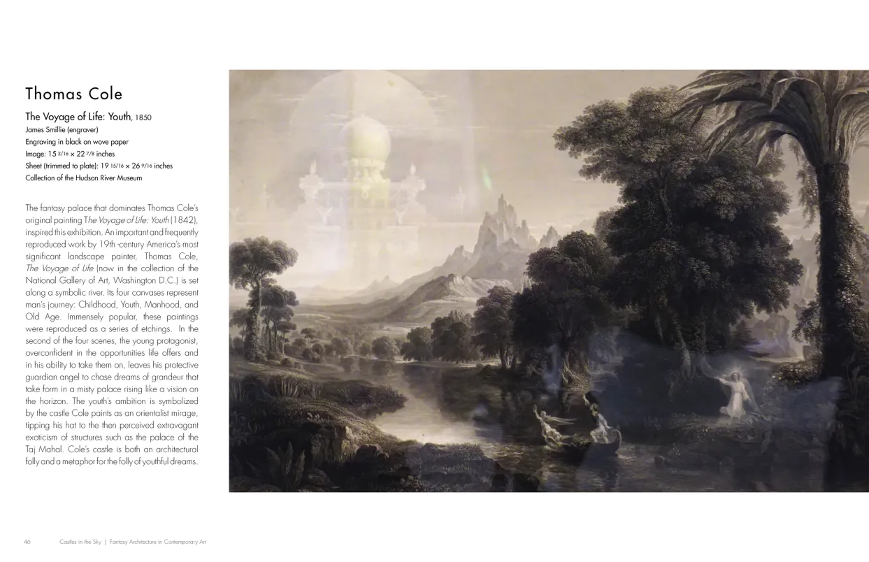 Castles in the Sky: Fantasy Architecture in Contemporary Art exhibition catalogue, pages 46–47