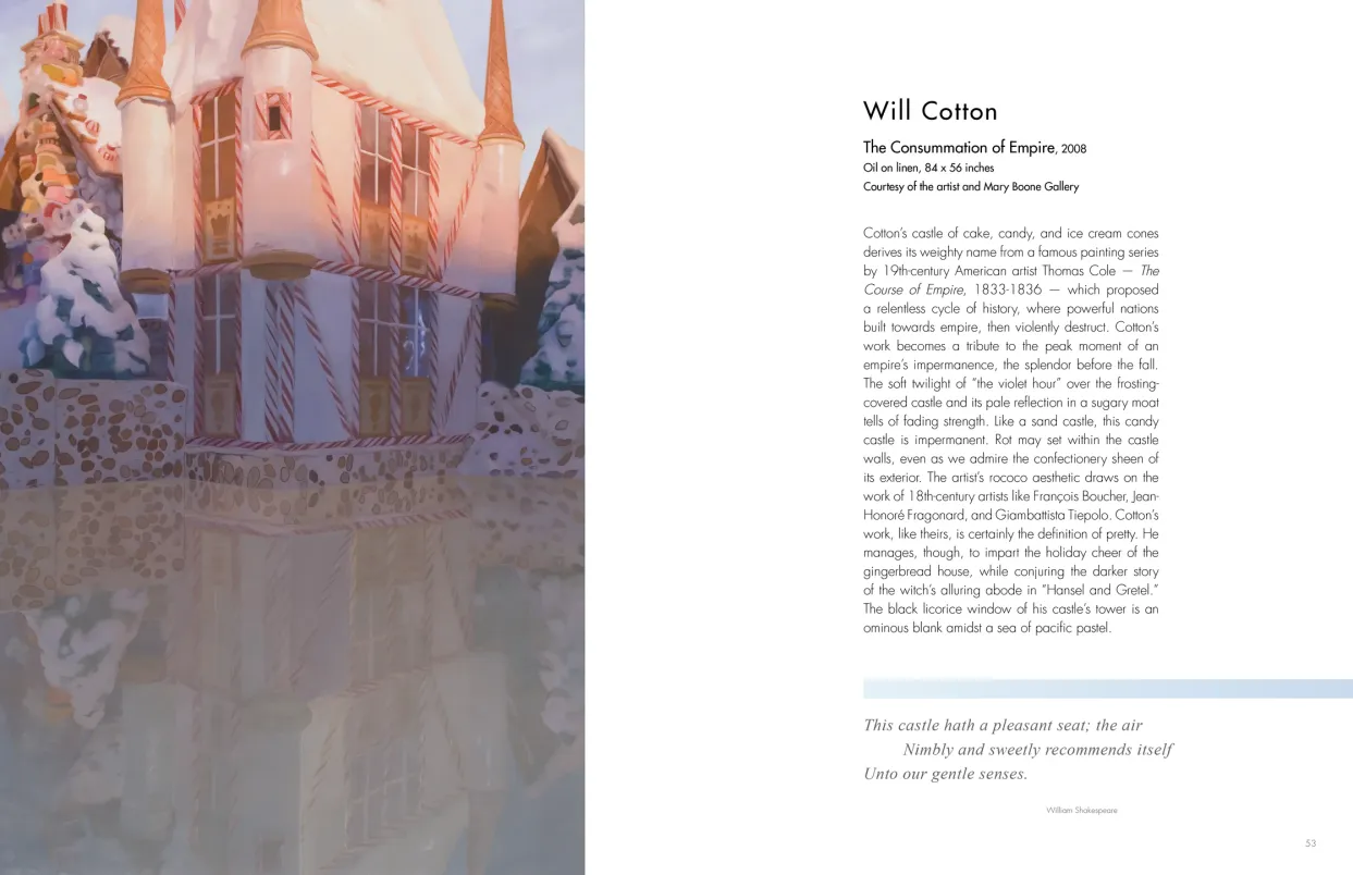 Castles in the Sky: Fantasy Architecture in Contemporary Art exhibition catalogue, pages 52–53