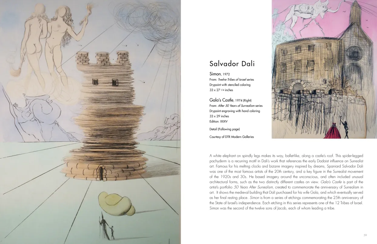 Castles in the Sky: Fantasy Architecture in Contemporary Art exhibition catalogue, pages 58–59