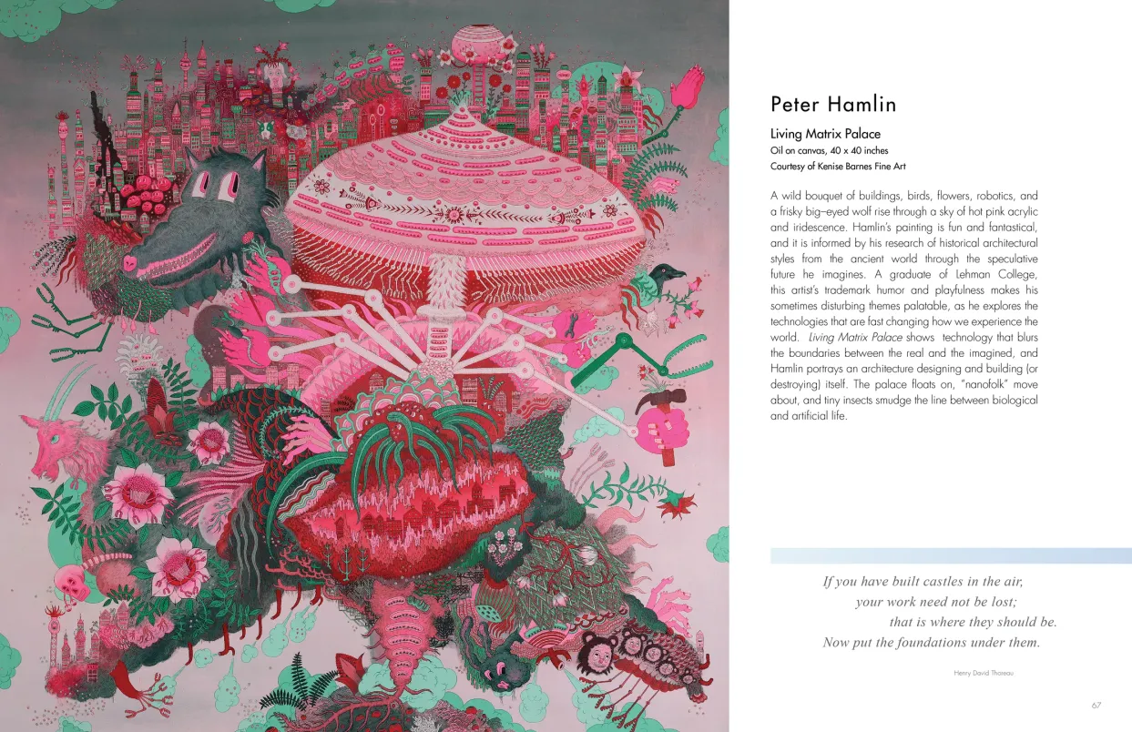 Castles in the Sky: Fantasy Architecture in Contemporary Art exhibition catalogue, pages 66–67