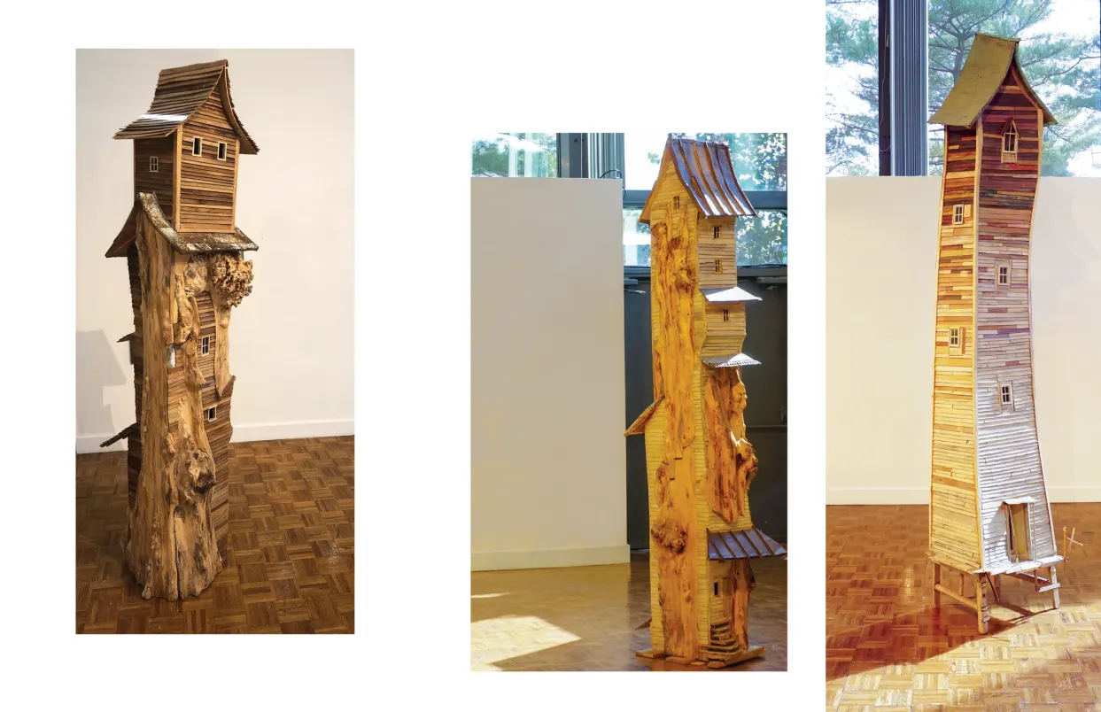 Castles in the Sky: Fantasy Architecture in Contemporary Art exhibition catalogue, pages 74–75