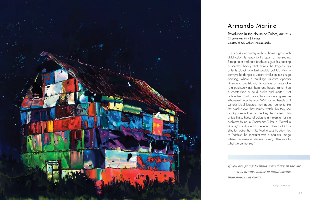 Castles in the Sky: Fantasy Architecture in Contemporary Art exhibition catalogue, pages 82–83