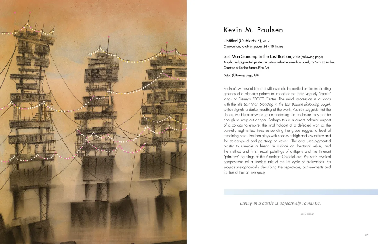 Castles in the Sky: Fantasy Architecture in Contemporary Art exhibition catalogue, pages 96–97
