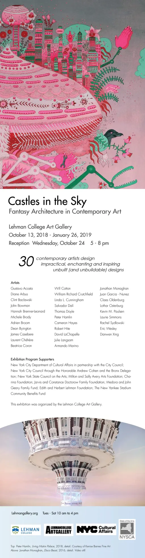 Castles in the Sky: Fantasy Architecture in Contemporary Art Email Ad Campaign #1