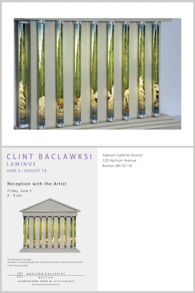 Printed exhibition postcard design