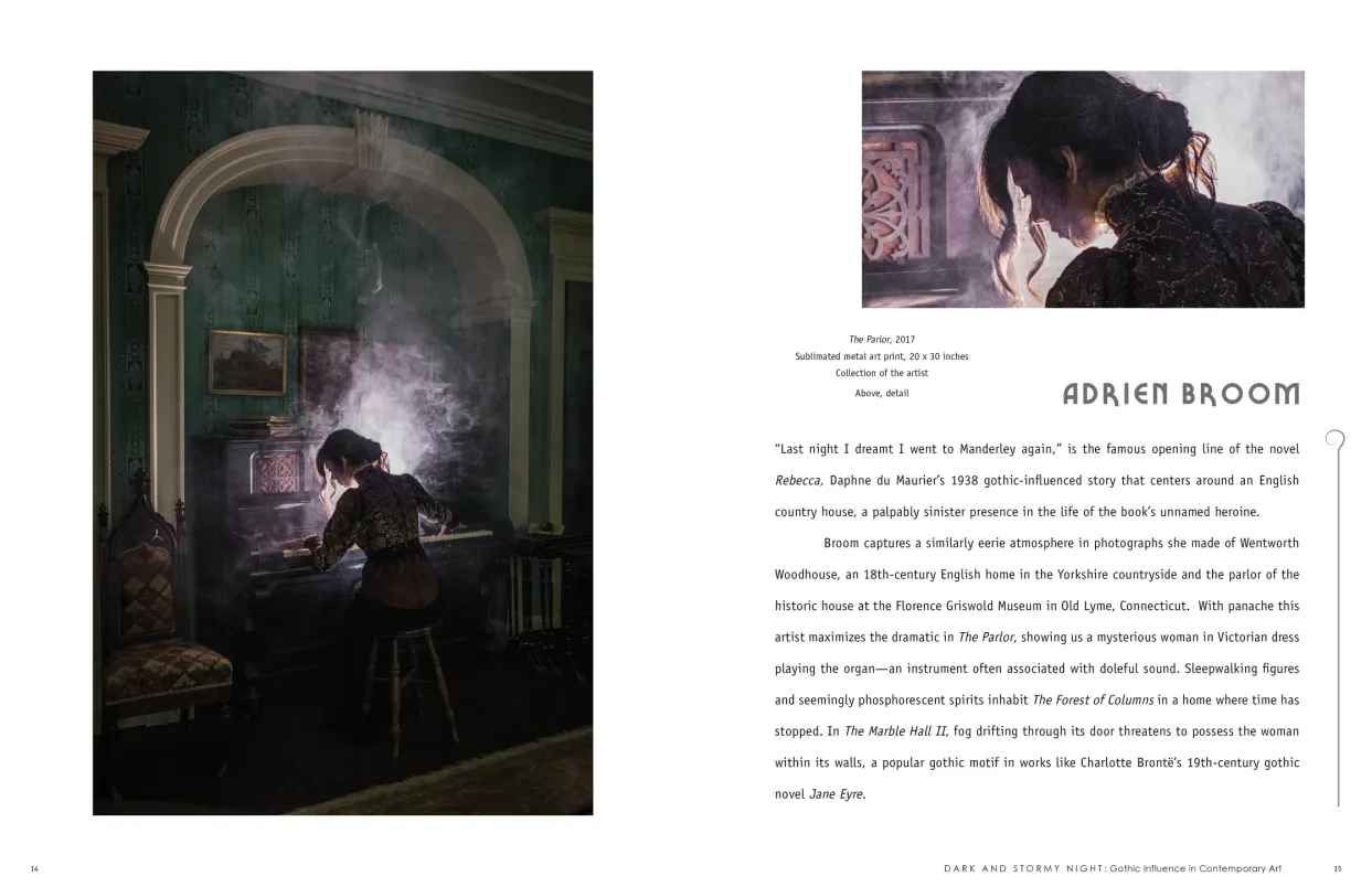 Dark and Stormy Night: Gothic Influence in Contemporary Art exhibition catalogue, pages 14–15