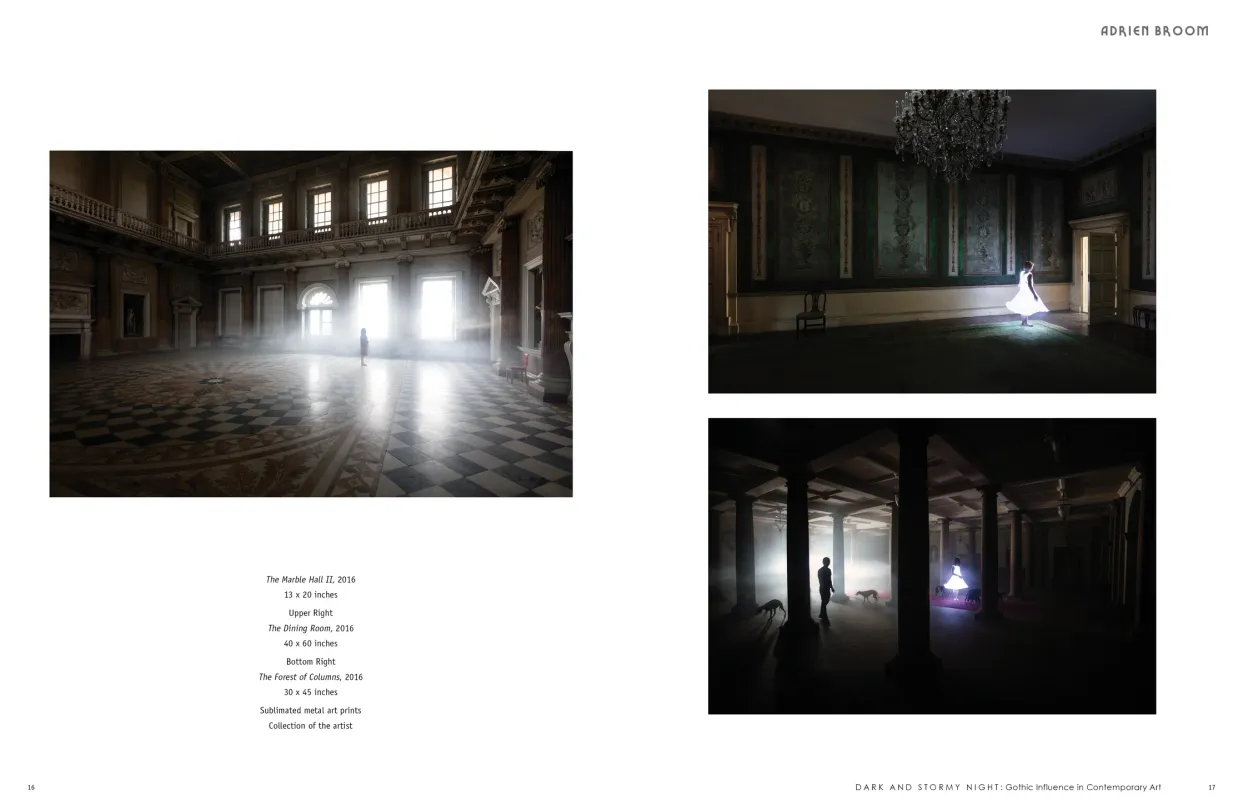 Dark and Stormy Night: Gothic Influence in Contemporary Art exhibition catalogue, pages 16–17