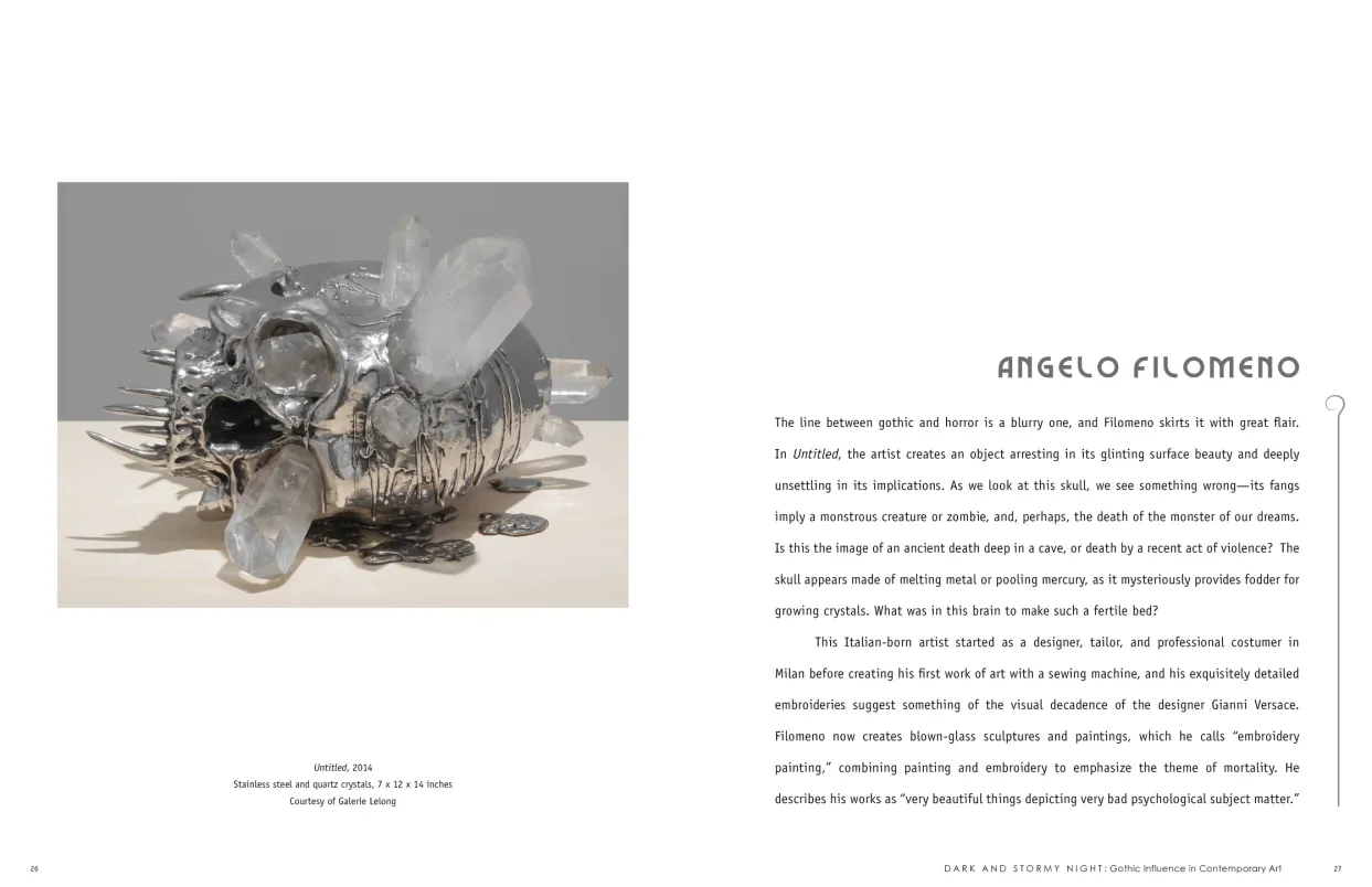Dark and Stormy Night: Gothic Influence in Contemporary Art exhibition catalogue, pages 26–27