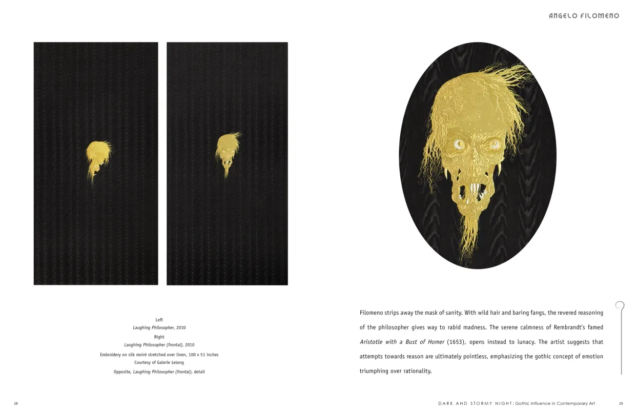 Dark and Stormy Night: Gothic Influence in Contemporary Art exhibition catalogue, pages 28–29