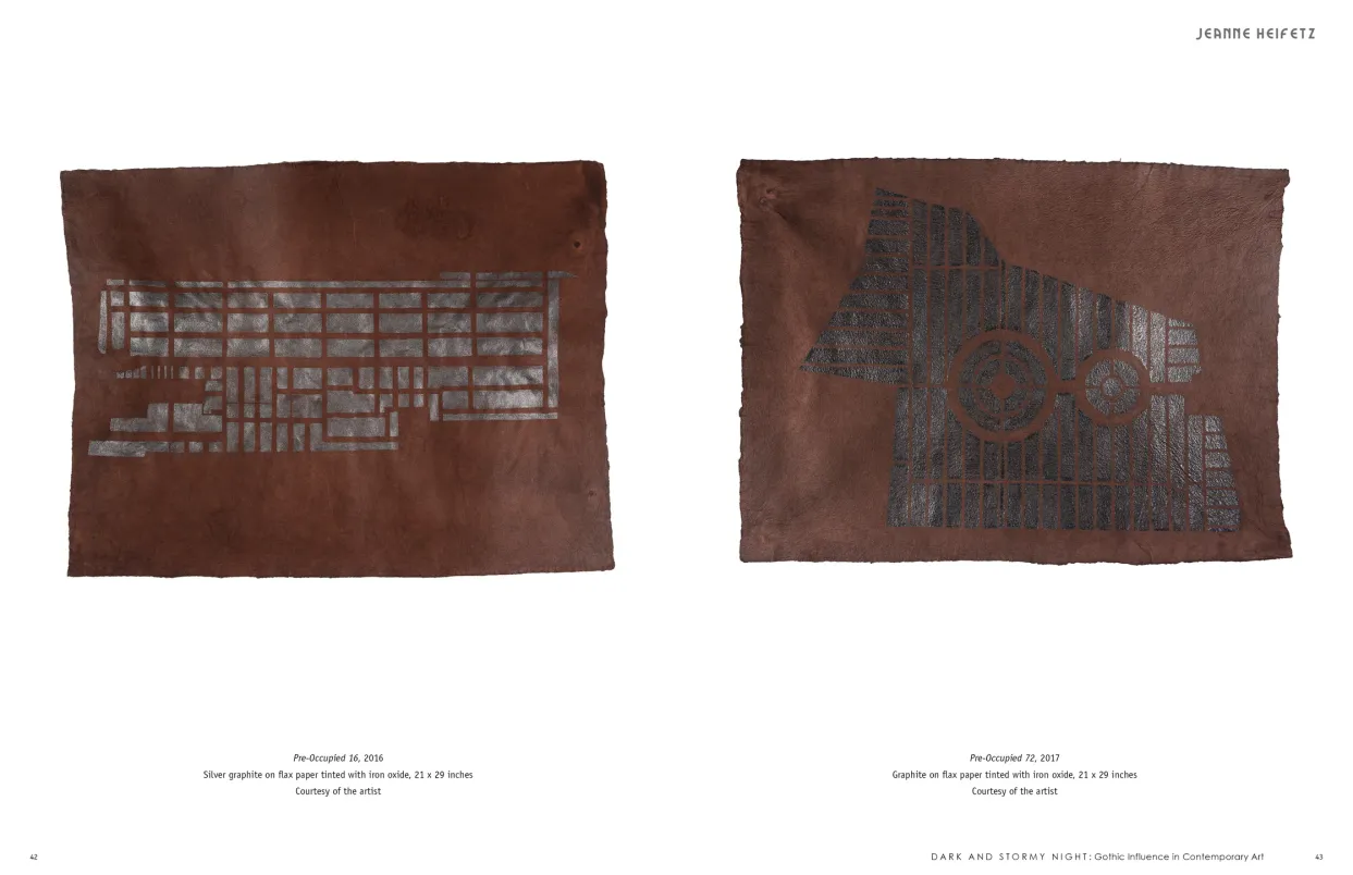 Dark and Stormy Night: Gothic Influence in Contemporary Art exhibition catalogue, pages 42–43