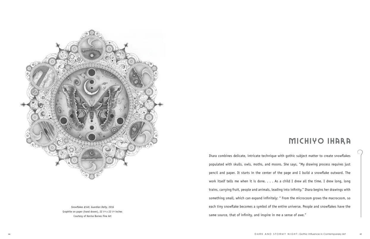 Dark and Stormy Night: Gothic Influence in Contemporary Art exhibition catalogue, pages 44–45
