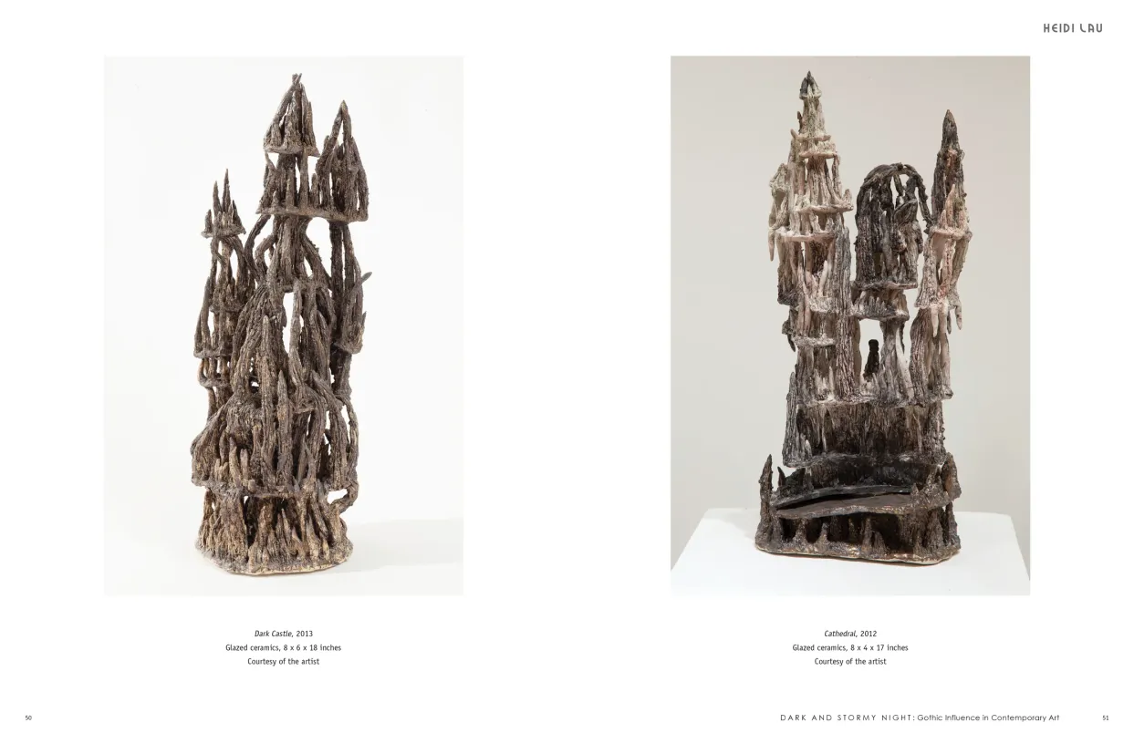 Dark and Stormy Night: Gothic Influence in Contemporary Art exhibition catalogue, pages 50–51