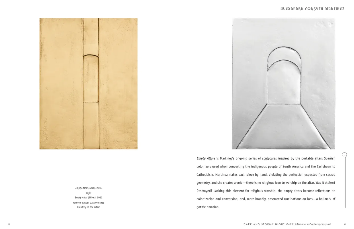 Dark and Stormy Night: Gothic Influence in Contemporary Art exhibition catalogue, pages 60–61