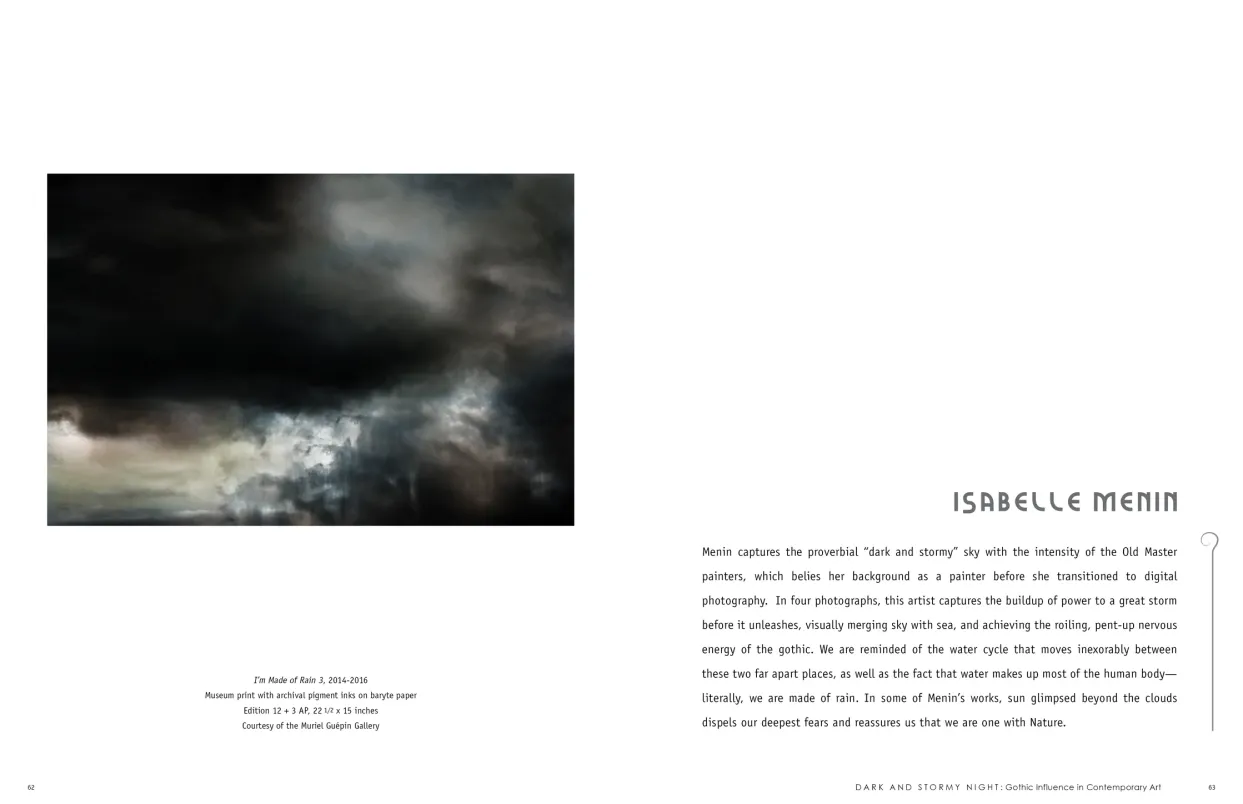 Dark and Stormy Night: Gothic Influence in Contemporary Art exhibition catalogue, pages 62–63