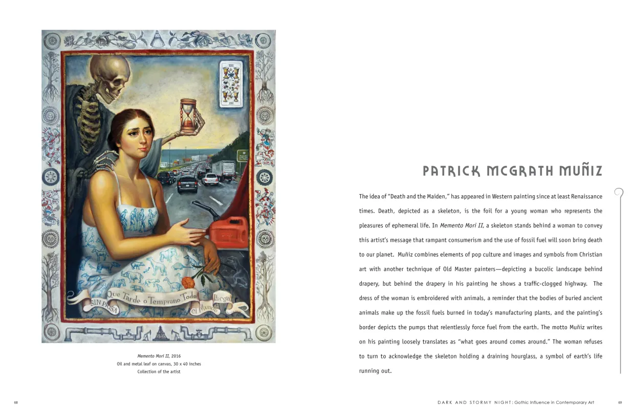 Dark and Stormy Night: Gothic Influence in Contemporary Art exhibition catalogue, pages 68–69