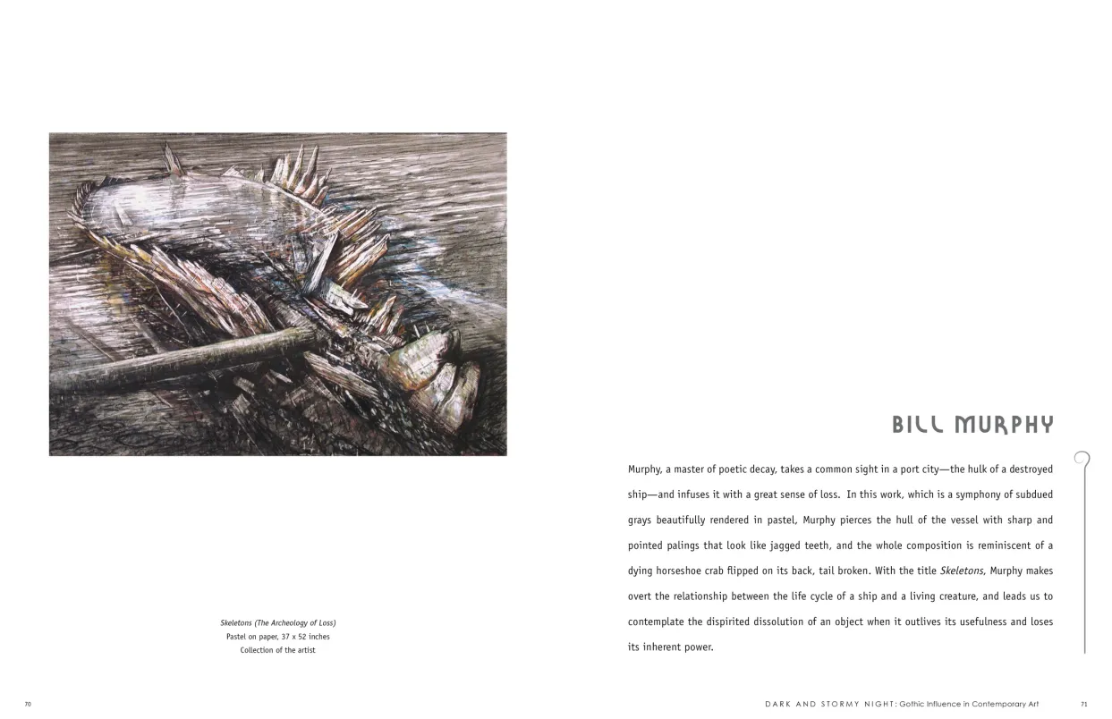 Dark and Stormy Night: Gothic Influence in Contemporary Art exhibition catalogue, pages 70–71