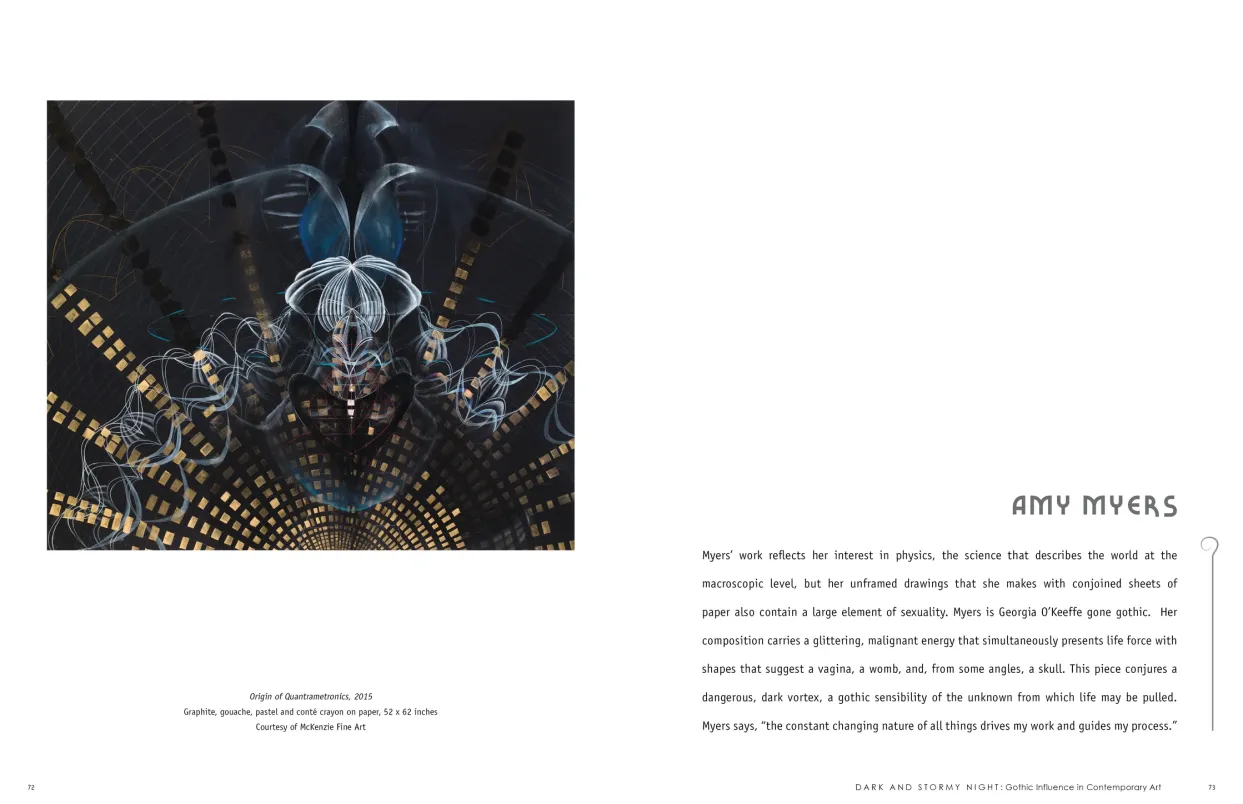 Dark and Stormy Night: Gothic Influence in Contemporary Art exhibition catalogue, pages 72–73