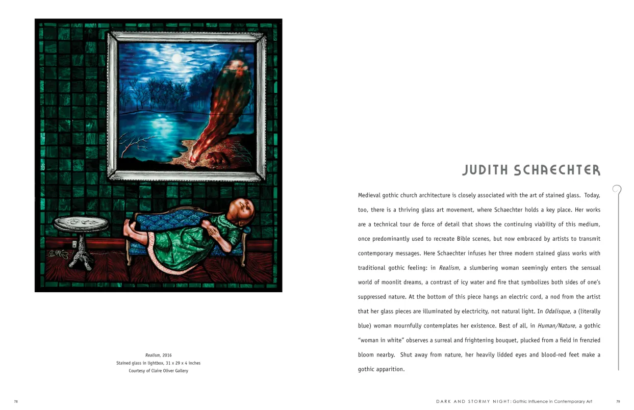 Dark and Stormy Night: Gothic Influence in Contemporary Art exhibition catalogue, pages 78–79