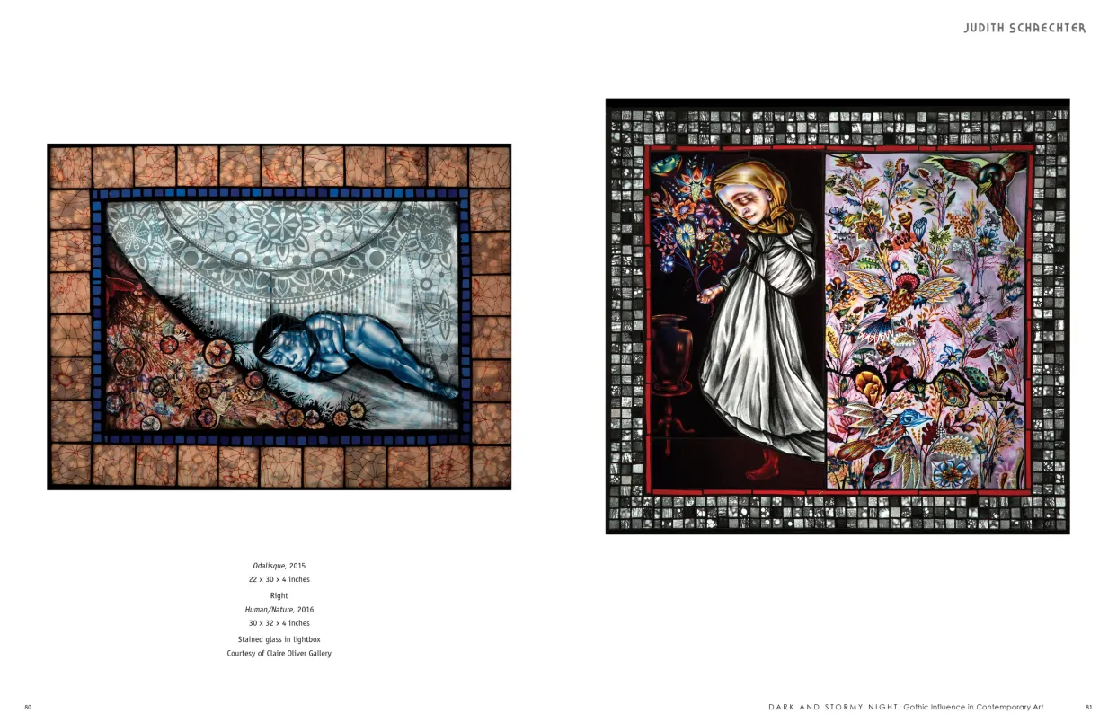 Dark and Stormy Night: Gothic Influence in Contemporary Art exhibition catalogue, pages 80–81