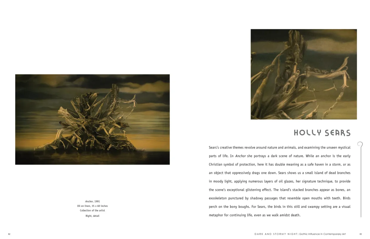 Dark and Stormy Night: Gothic Influence in Contemporary Art exhibition catalogue, pages 82–83