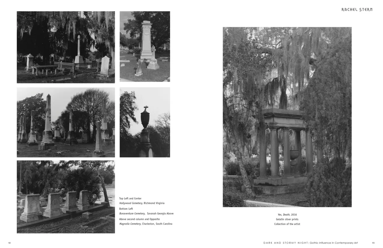 Dark and Stormy Night: Gothic Influence in Contemporary Art exhibition catalogue, pages 92–93