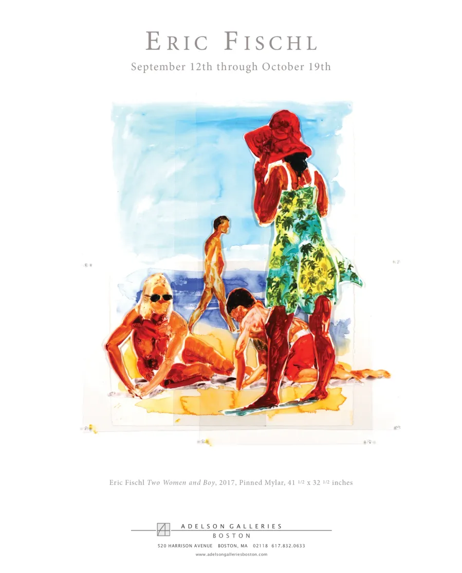 Full-page exhibition advertisement design