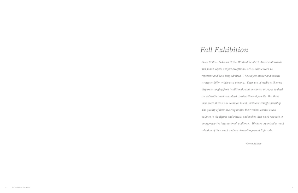 Exhibition catalogue pages 4-5