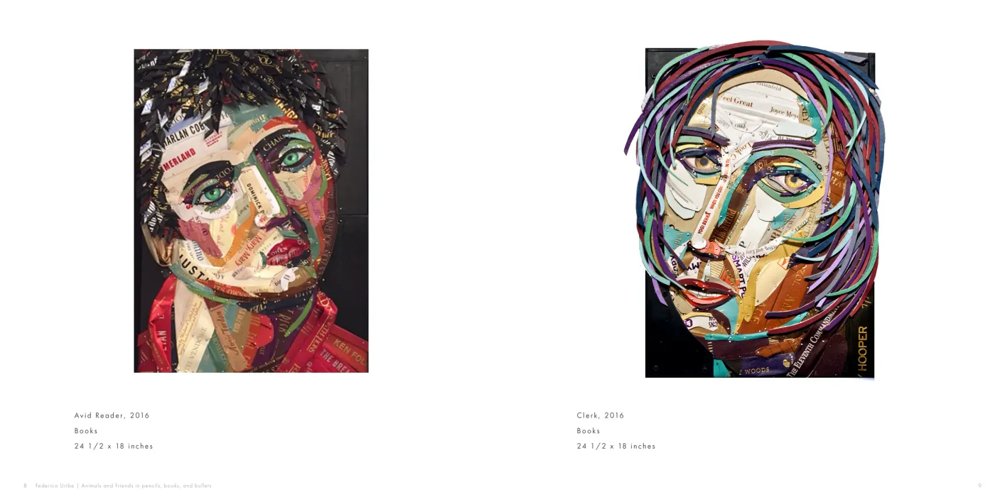 Exhibition catalogue pages 8-9
