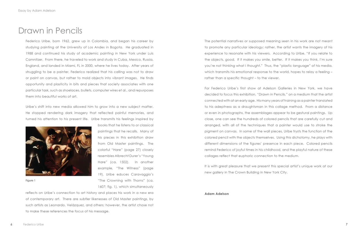 Exhibition catalogue pages 6-7