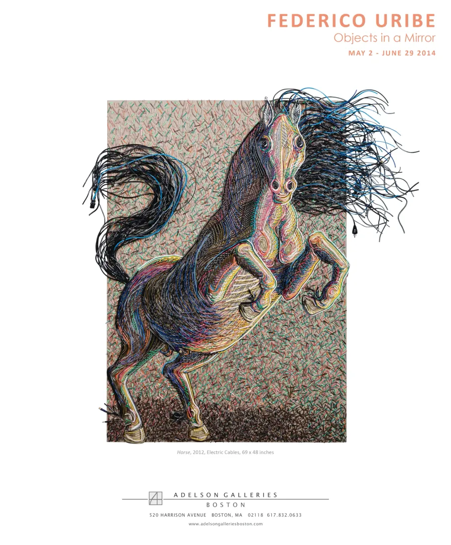 Full-page exhibition advertisement design