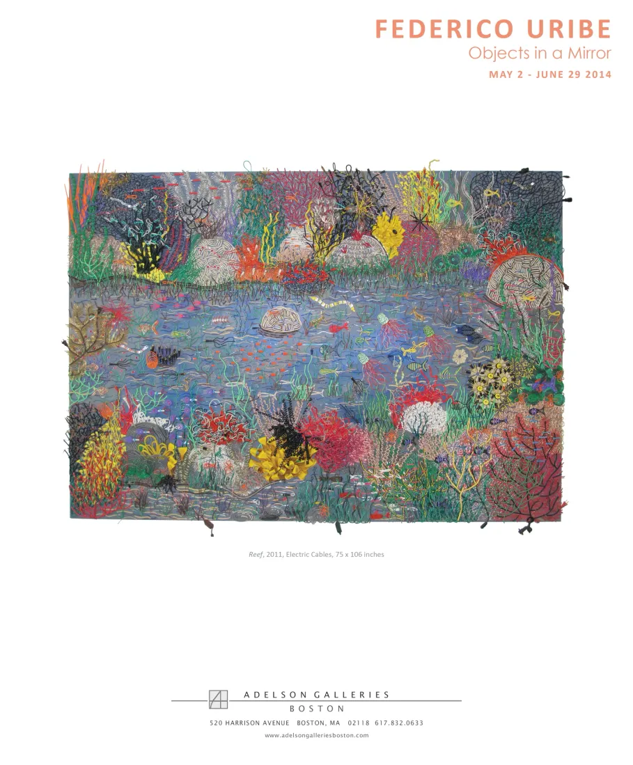 Full-page exhibition advertisement design