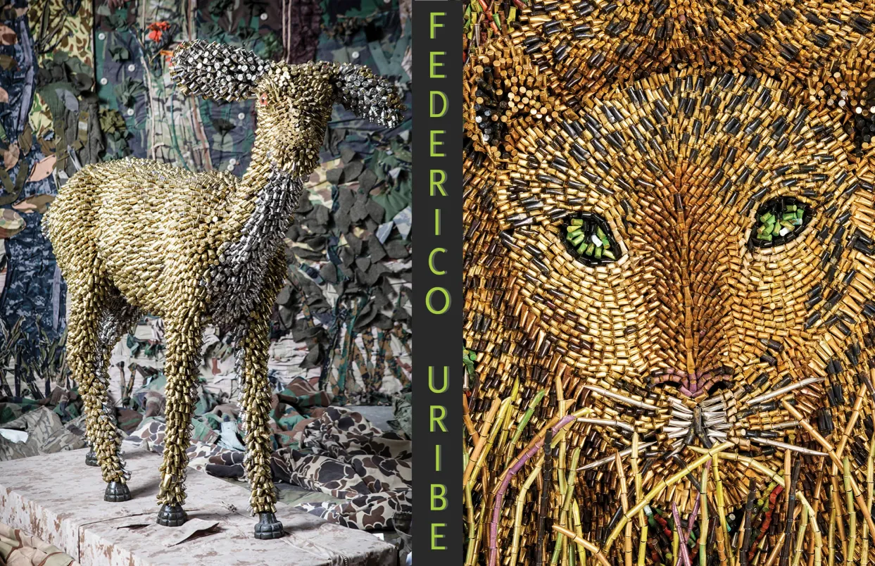 Federico Uribe: Watch the Parade monograph, cover spread featuring the artwork of Federico Uribe