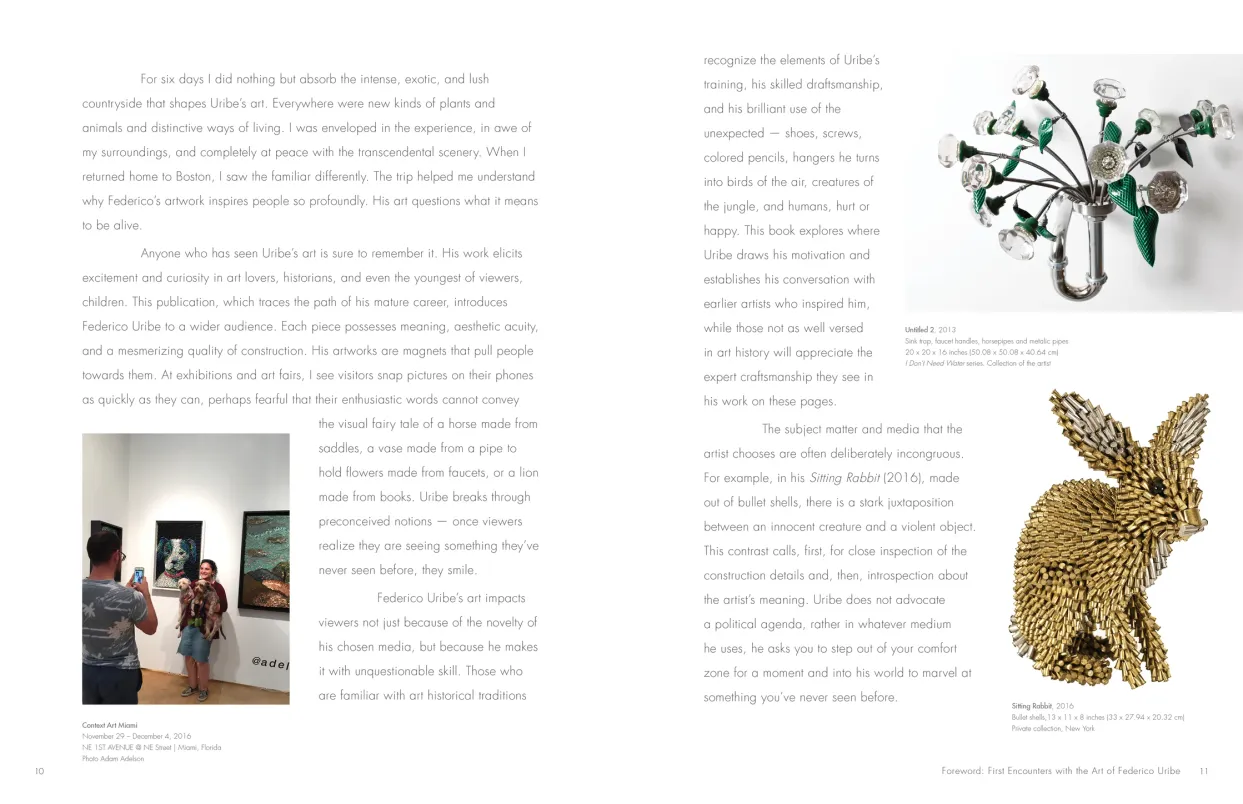 Federico Uribe: Watch the Parade monograph, pages 10–11
