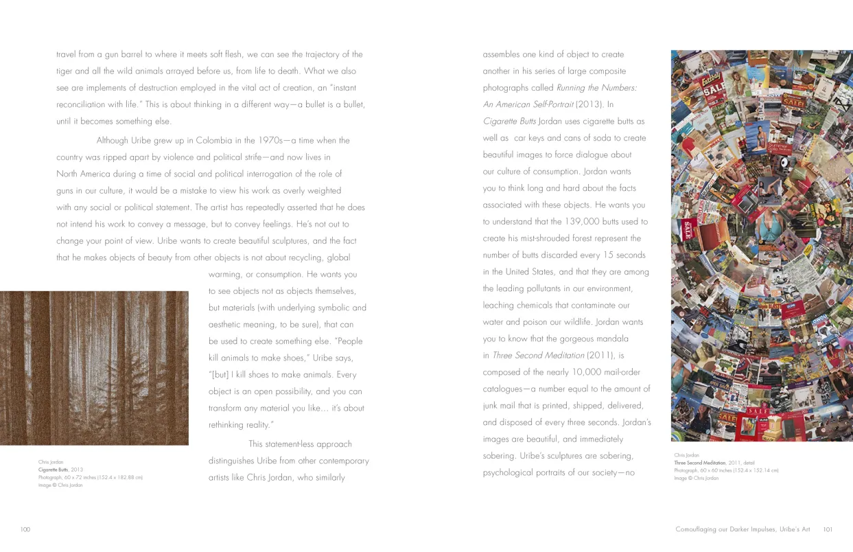 Federico Uribe: Watch the Parade monograph, pages 100–101