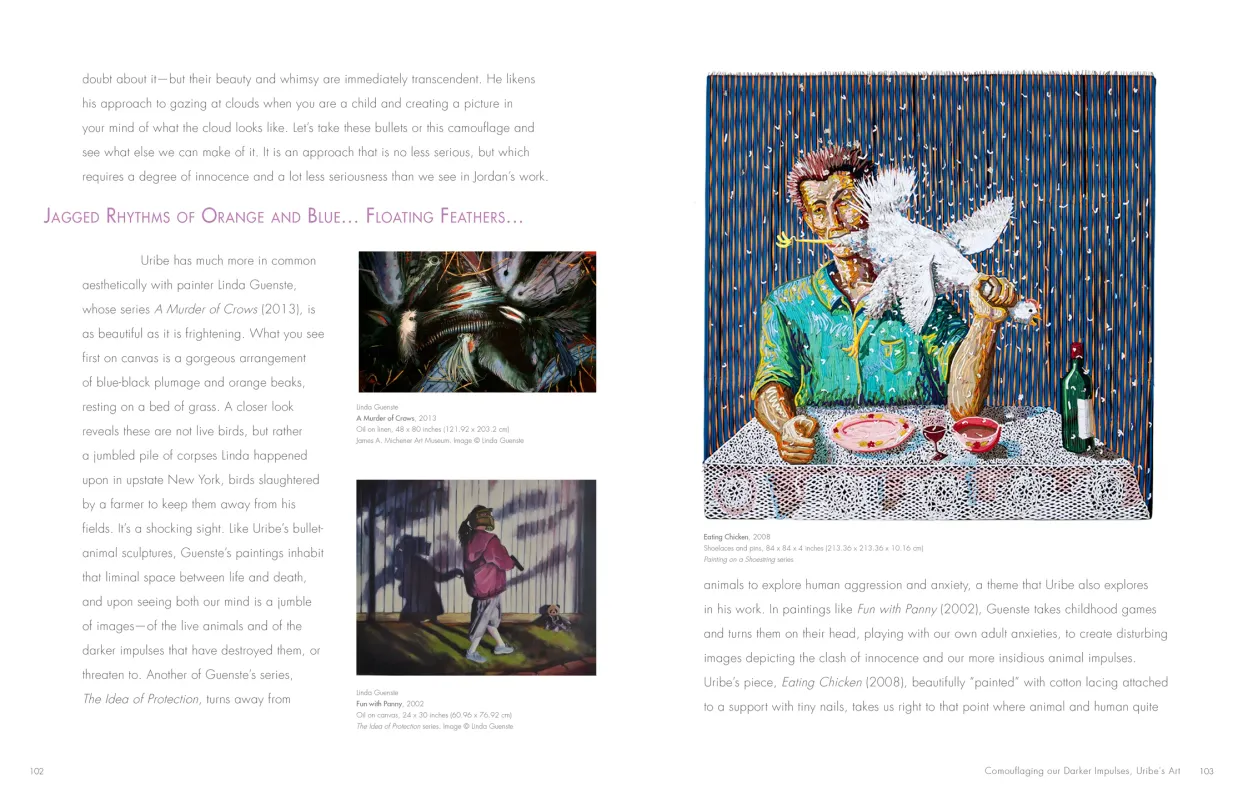 Federico Uribe: Watch the Parade monograph, pages 102–103