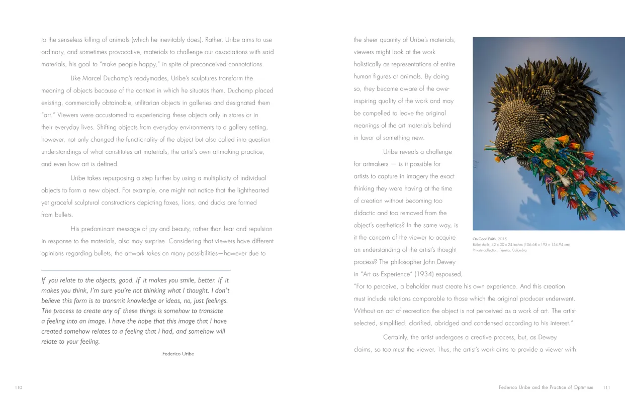 Federico Uribe: Watch the Parade monograph, pages 110–111