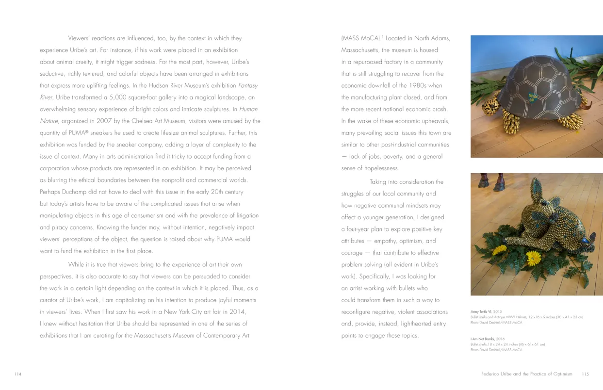 Federico Uribe: Watch the Parade monograph, pages 114–115