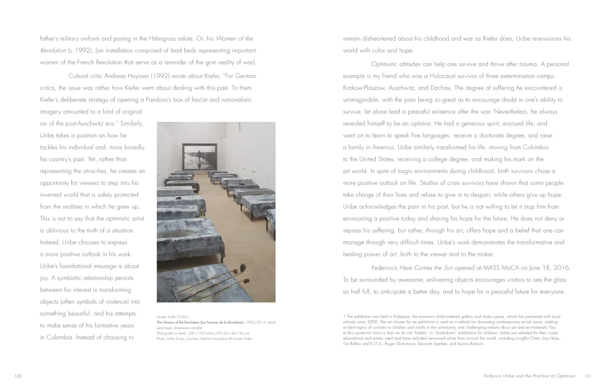 Federico Uribe: Watch the Parade monograph, pages 120–121