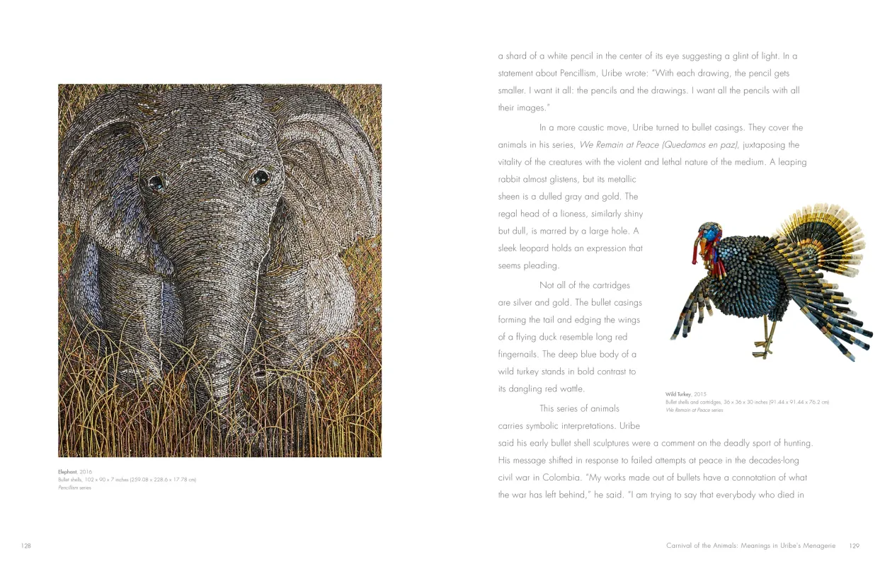 Federico Uribe: Watch the Parade monograph, pages 128–129