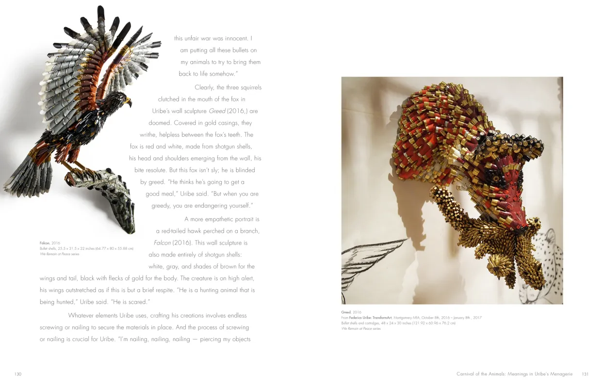 Federico Uribe: Watch the Parade monograph, pages 130–131