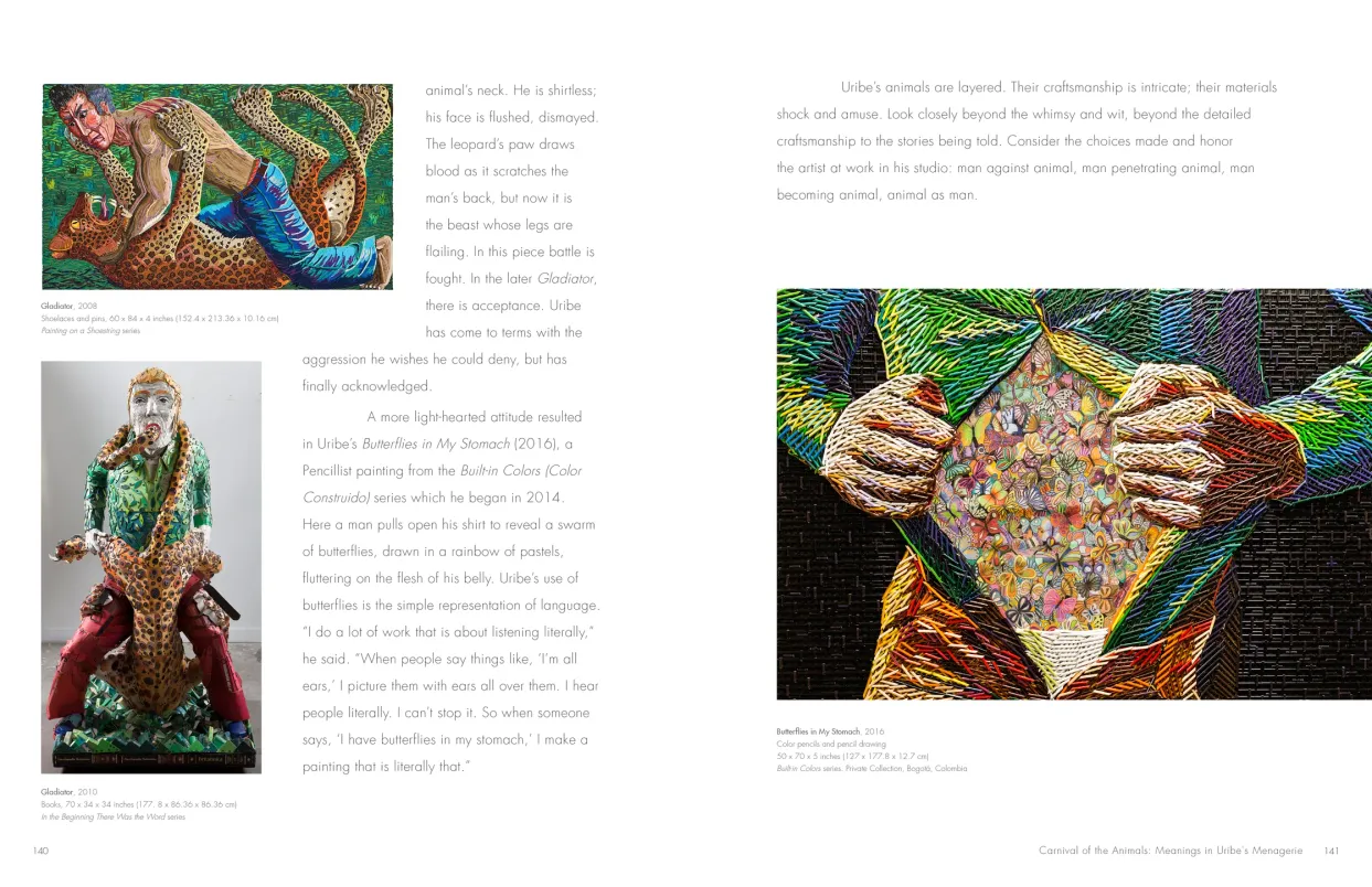 Federico Uribe: Watch the Parade monograph, pages 140–141
