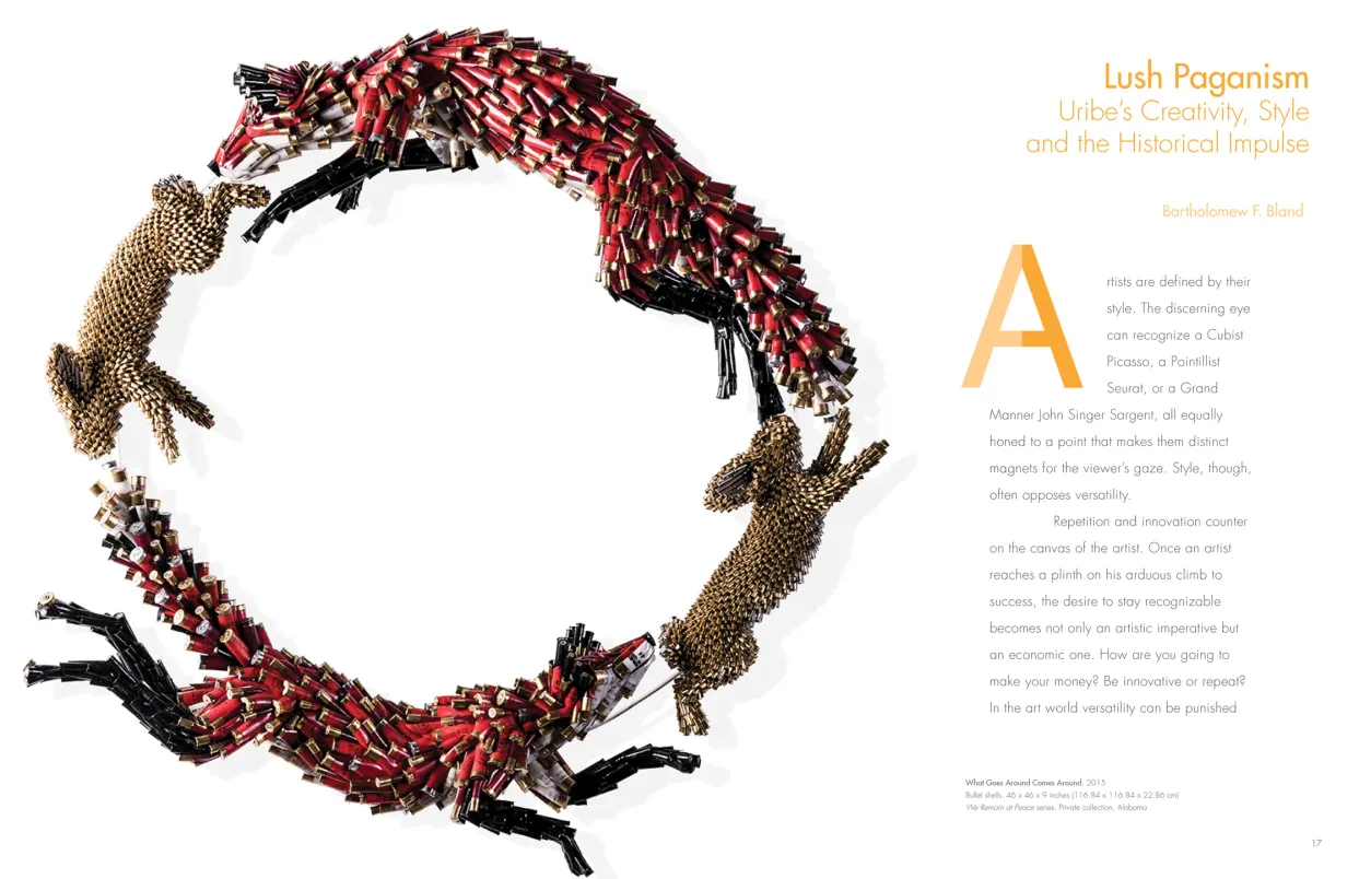 Federico Uribe: Watch the Parade monograph, pages 16–17