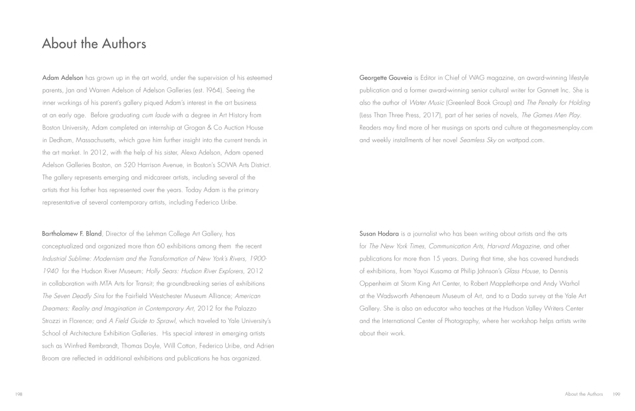 Federico Uribe: Watch the Parade monograph, pages 198–199
