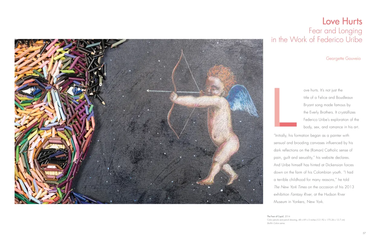Federico Uribe: Watch the Parade monograph, pages 56–57