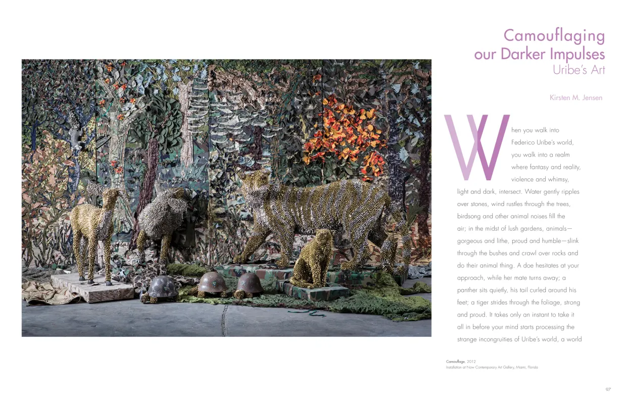 Federico Uribe: Watch the Parade monograph, pages 96–97